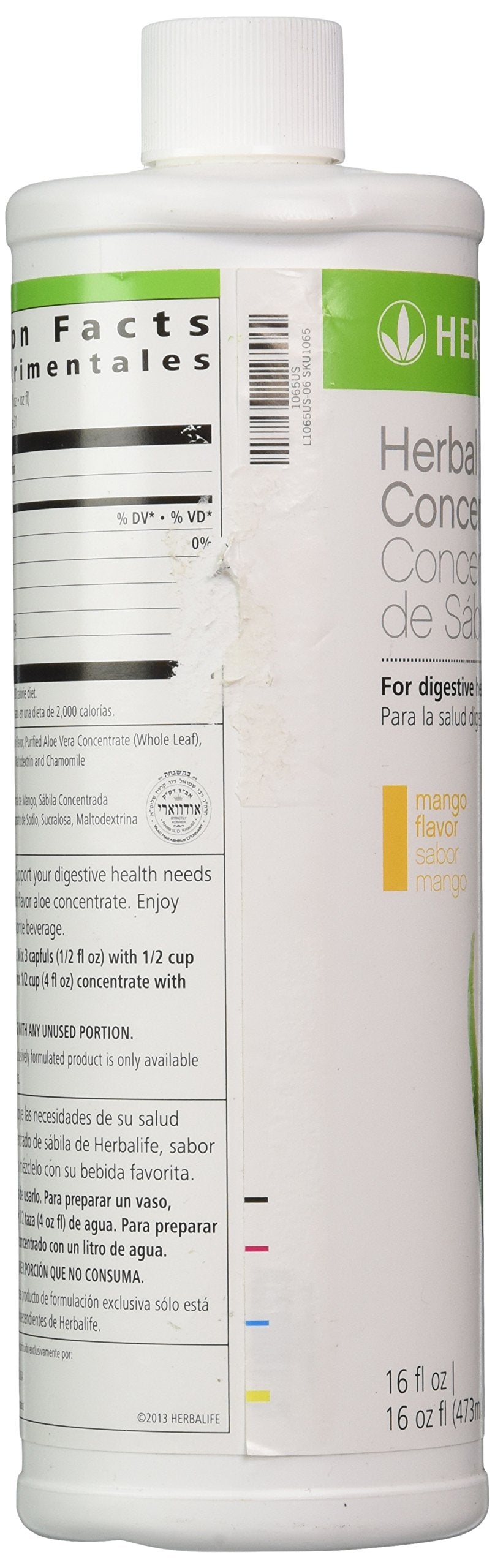 Medidor cómodo para porciones del concentrado de Aloe Mango.