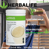 Preparación con leche para un batido más cremoso Herbalife.