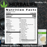 Batido cremoso con Herbalife vainilla listo para tomar.