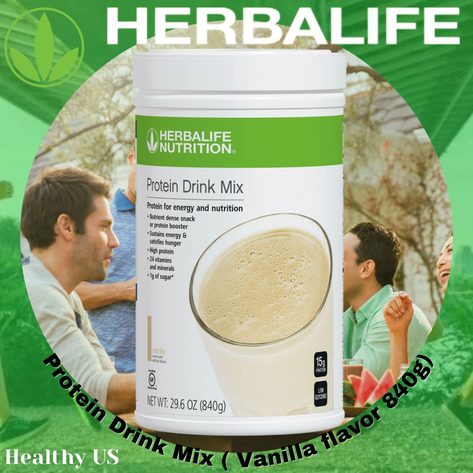 Cucharada medidora de Herbalife, muestra la porción para batidos.