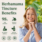 HERBAMAMA Ashwagandha: absorción rápida para comodidad diaria.