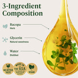HERBAMAMA Bacopa monnieri líquido para mezclar en agua: absorción rápida.