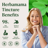 Aplicación en la lengua de HERBAMAMA para toma cómoda