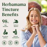 HERBAMAMA sin gluten y sin OGM, apto para dietas diversas.