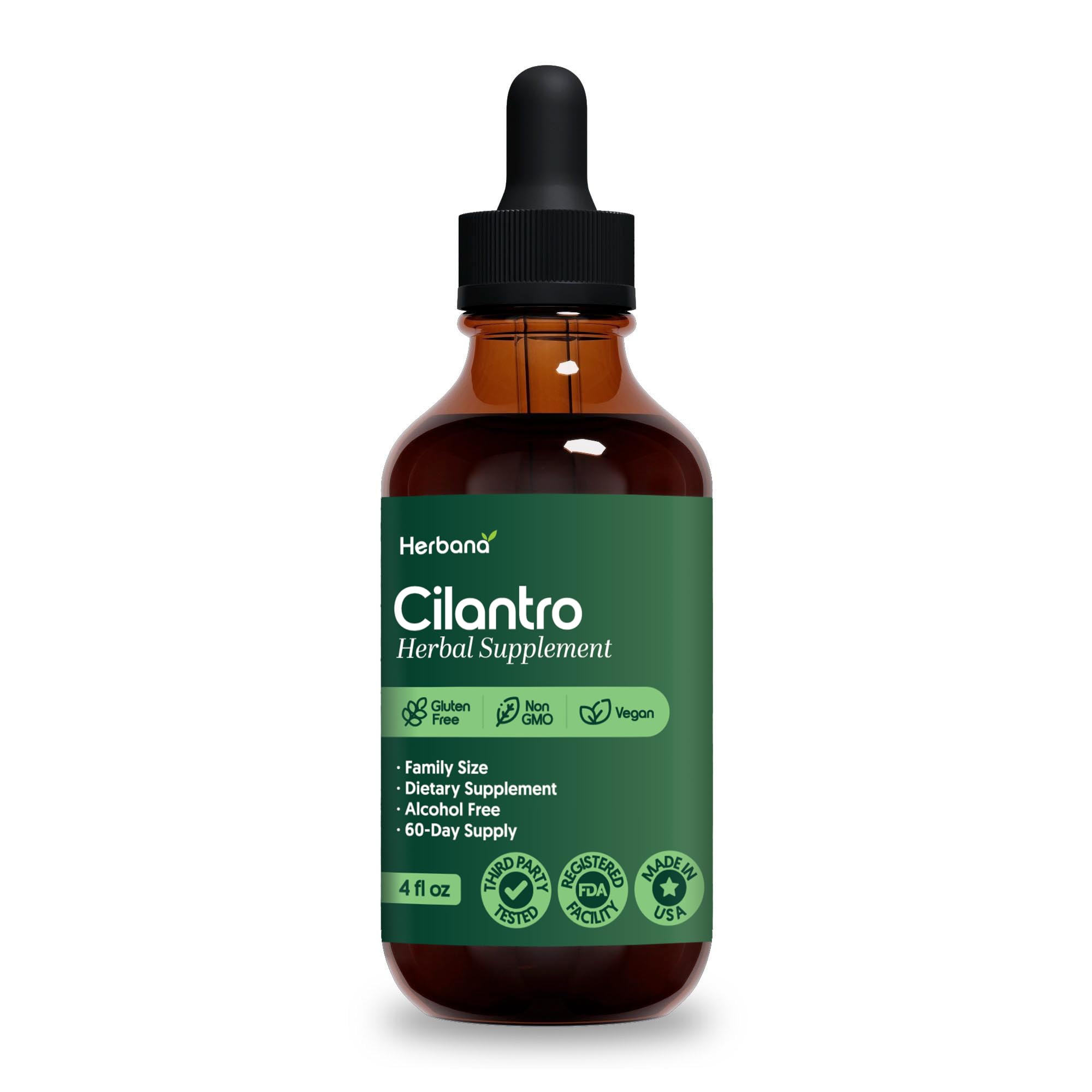 HERBANA MANUFACTURING cilantro-agitar-botella-antes-de-usar garantiza dosis uniforme