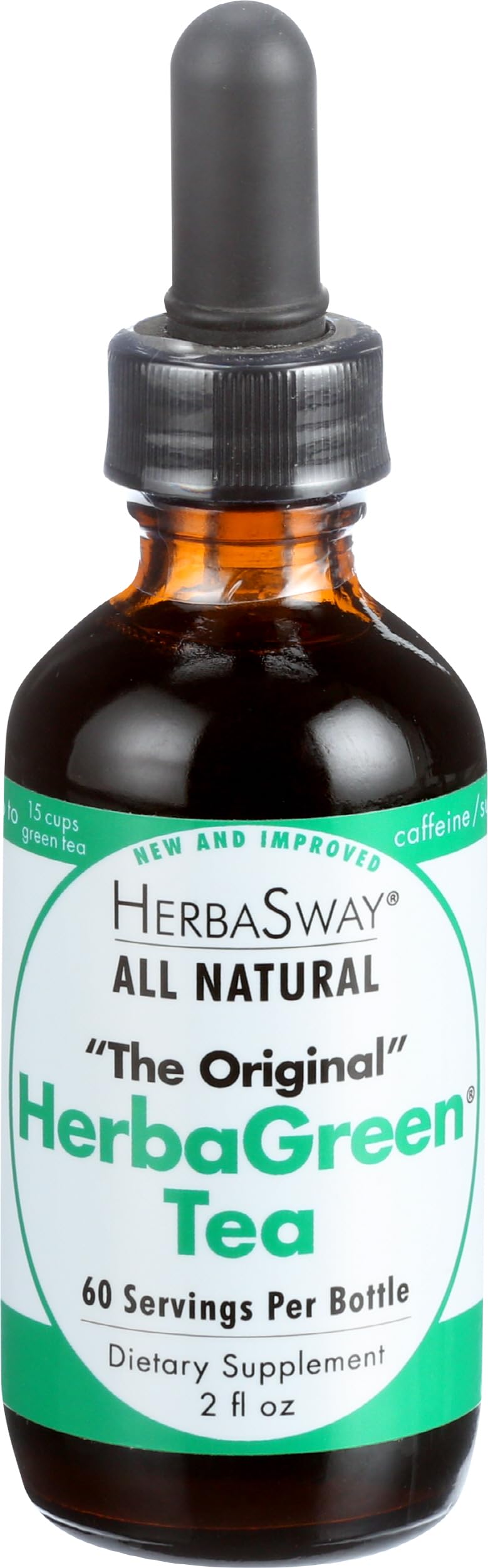 HerbaSway HerbaGreen Té Original, bote de 2 oz para consumo diario