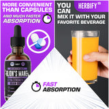 HERBIFY Lions Mane Extract dosis diaria: apoyo para concentración y claridad mental.