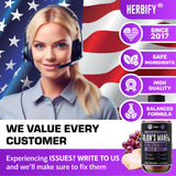 HERBIFY Lions Mane Extract empaque sostenible: opción práctica para viajes.
