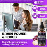 HERBIFY Lions Mane Extract gotero vidrio: control preciso de dosis diaria.
