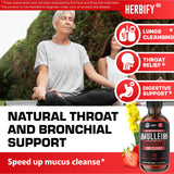 HERBIFY Mullein Drops, etiqueta clara de ingredientes para entender la formulación.
