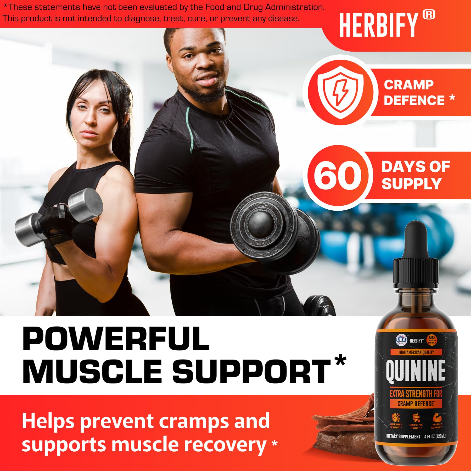 HERBIFY Quinina para digestión equilibrada y uso diario.