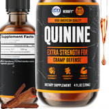 HERBIFY tinctura de quinina en botella con gotero para uso diario.
