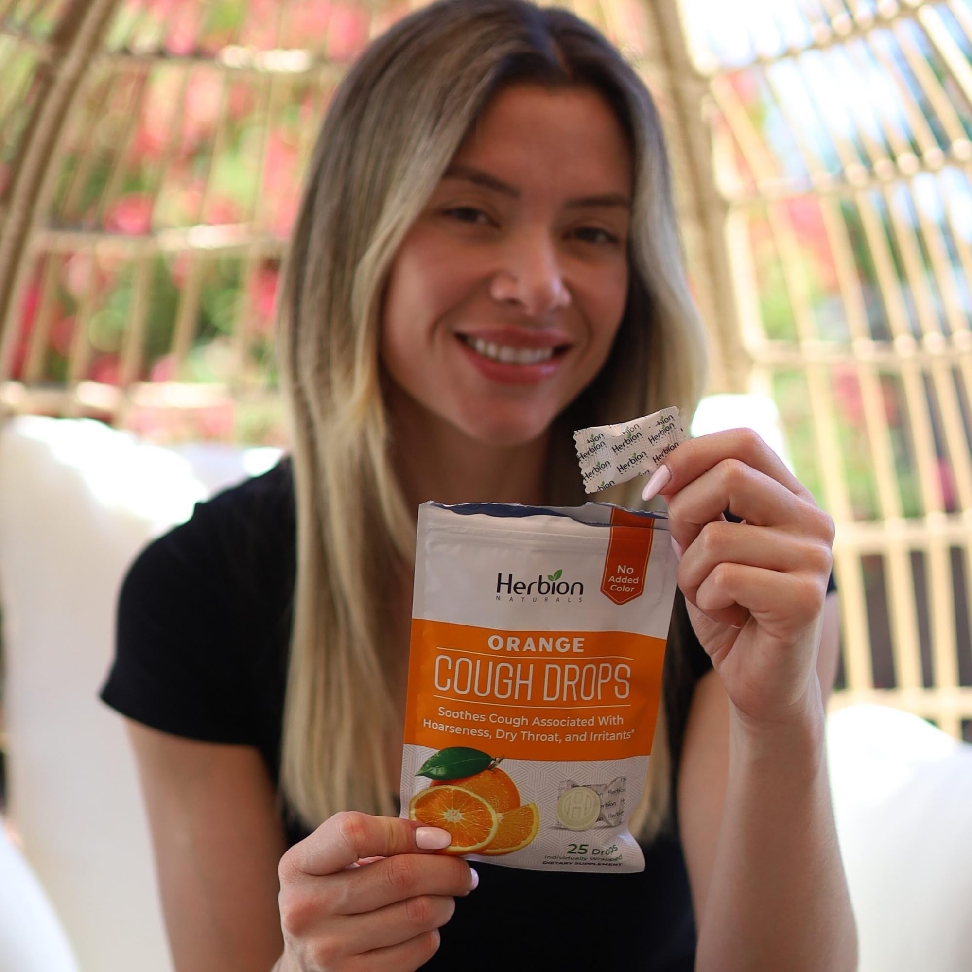 Sabor natural de HERBION Naturals sin colorantes artificiales