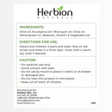 HERBION Naturals Chest Rub aplicación suave en la piel para descongestionar