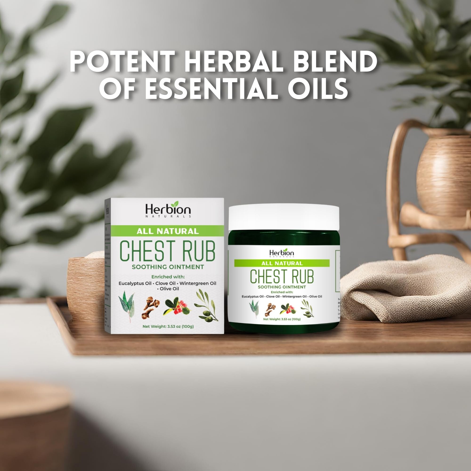 HERBION Naturals Chest Rub ingredientes naturales destacados