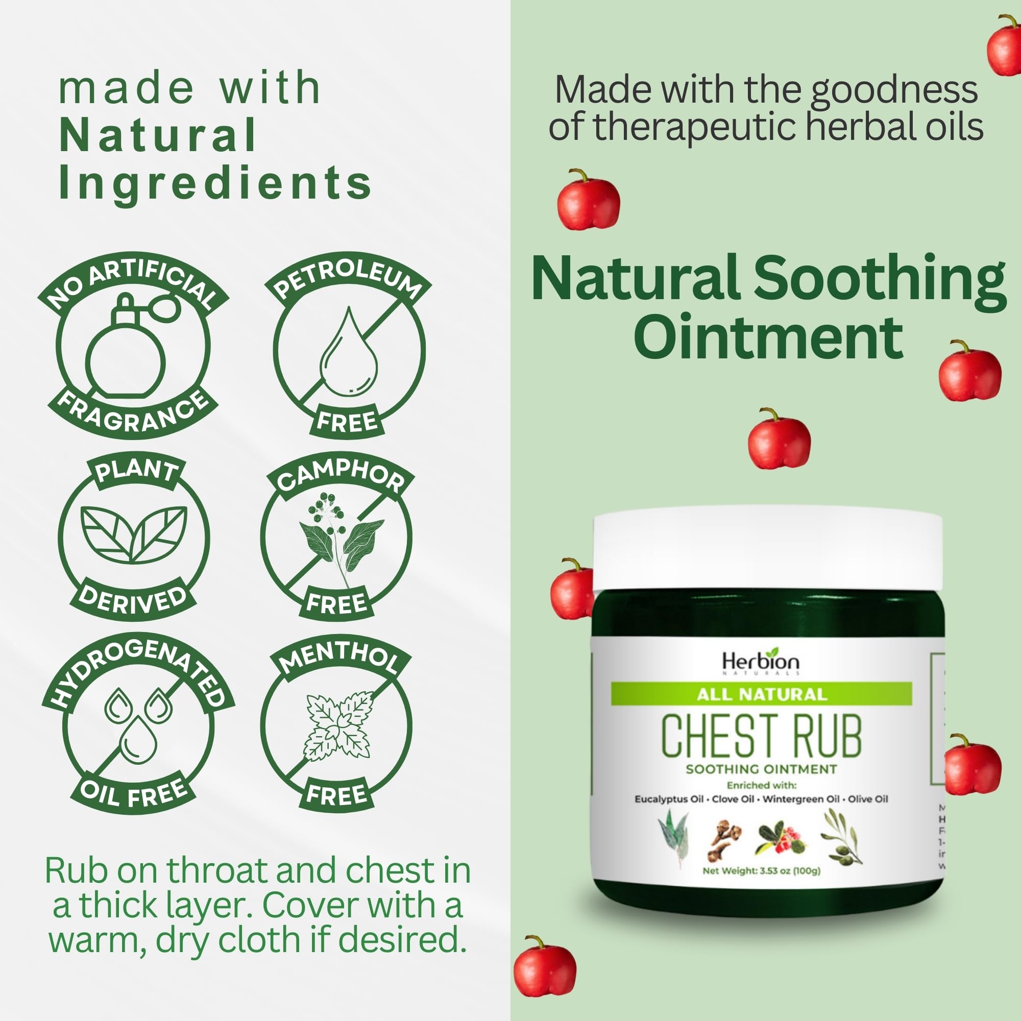 HERBION Naturals Chest Rub uso familiar para respiración y confort