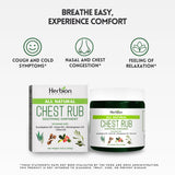 HERBION Naturals Chest Rub vapores aromáticos que reconfortan