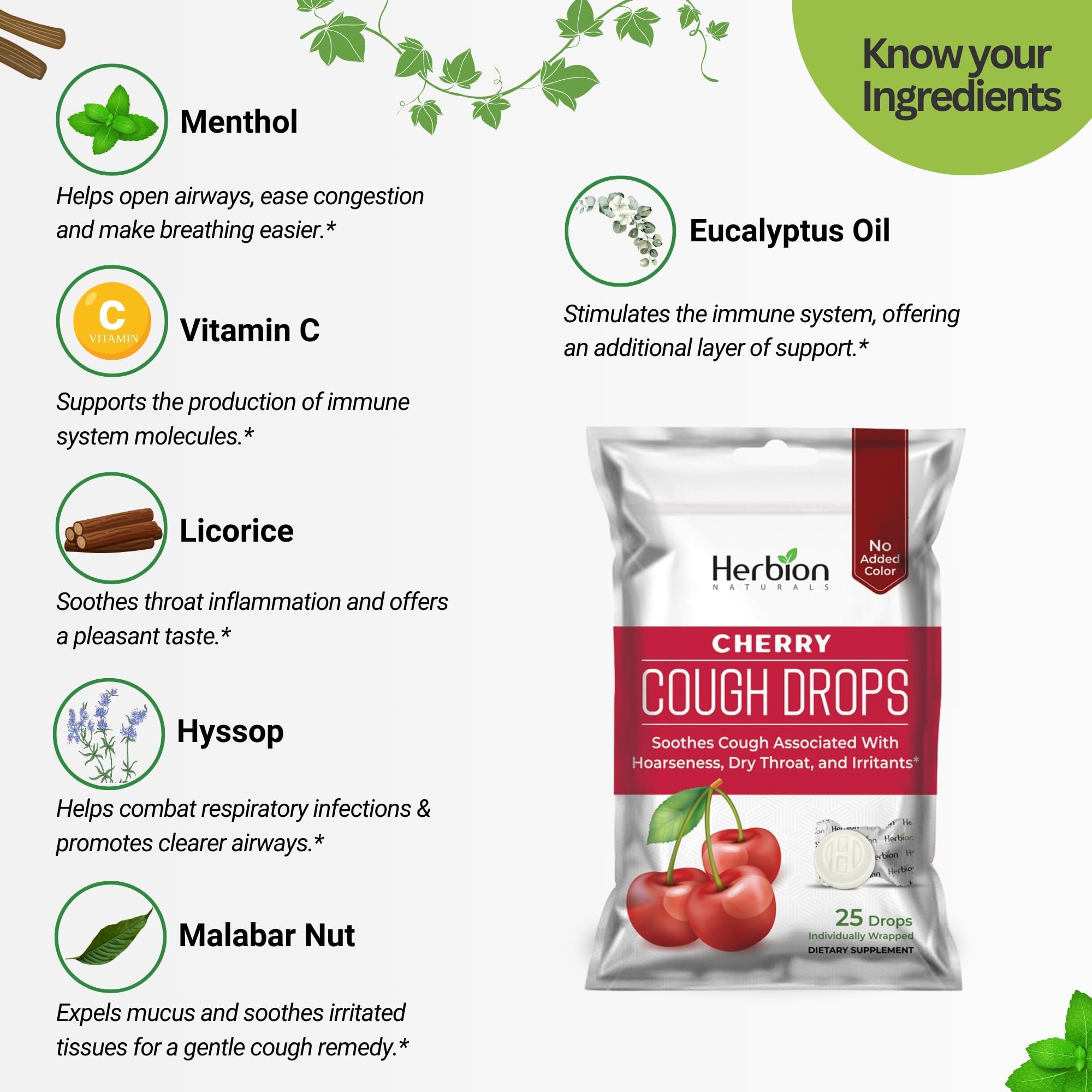 Envase de 25 pastillas de HERBION Naturals para uso diario