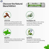 Herbion Naturals inhalador nasal diseño compacto para bolso