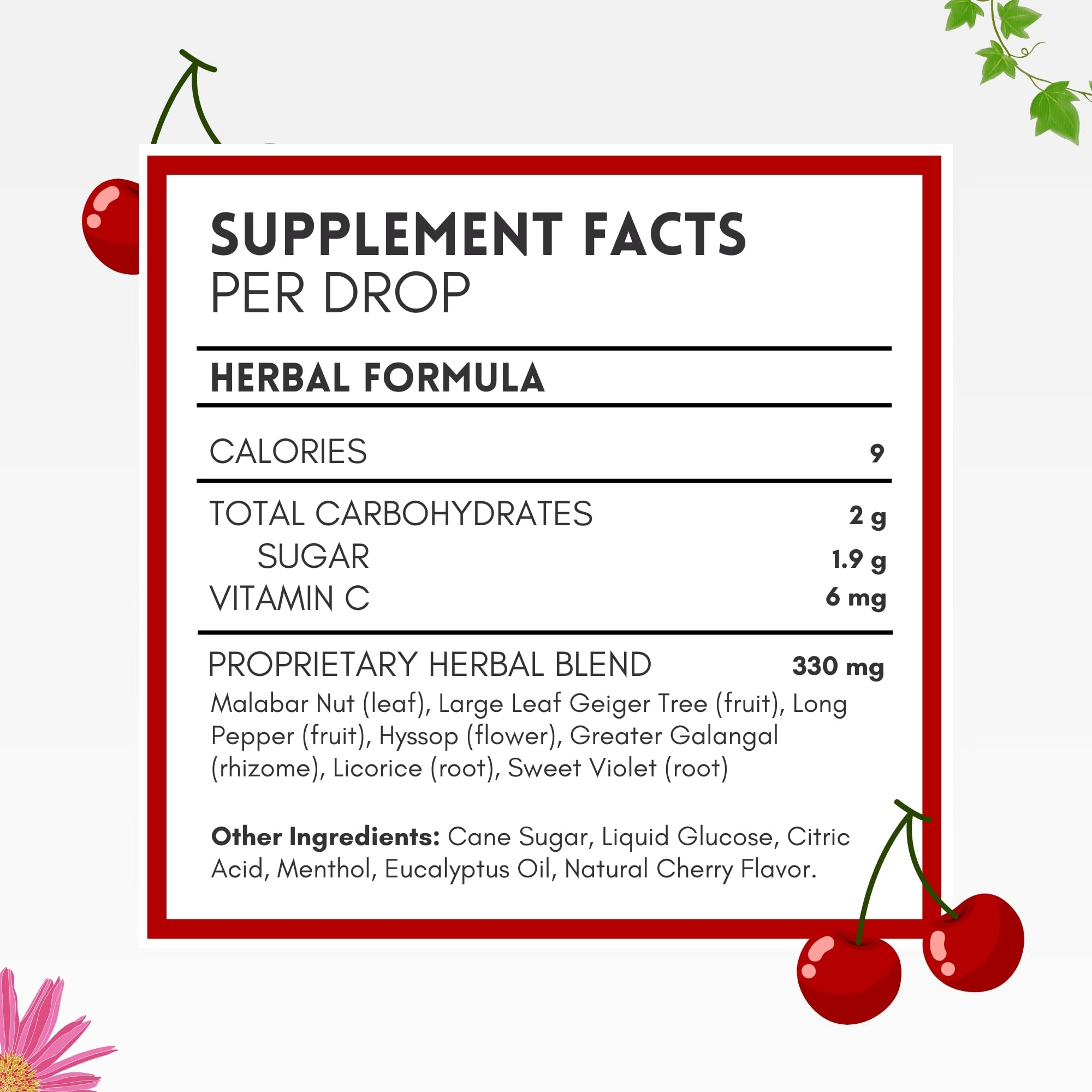 Sabor natural a cereza de HERBION Naturals que agrada al paladar
