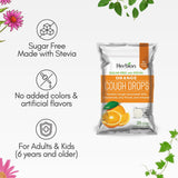Etiqueta de HERBION Naturals sin color artificial