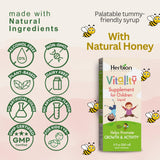 Herbion Naturals Vitalidad Niños cuchara, preparación rápida para jugos
