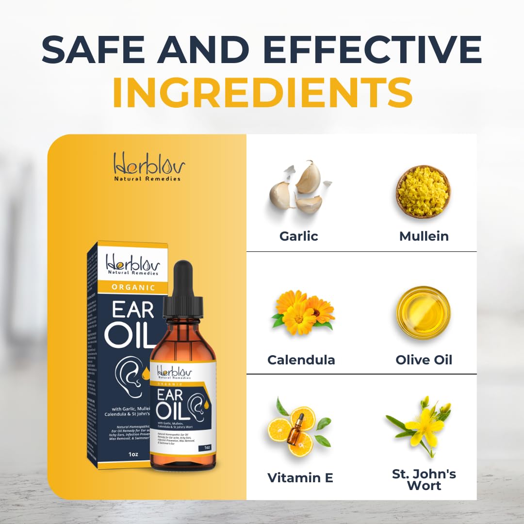 Herblov aceite para oídos niños: uso diario para bienestar.