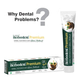 Enjuague natural incluido, Herbodent Premium brinda frescura duradera.