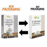 Herbs Botanica carbonato de calcio en envase de vidrio para uso culinario