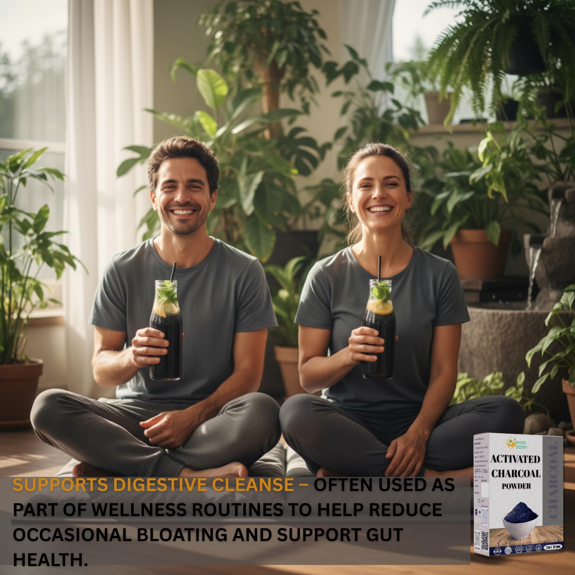Herbs Botanica uso multiusos para limpieza suave con carbón activado