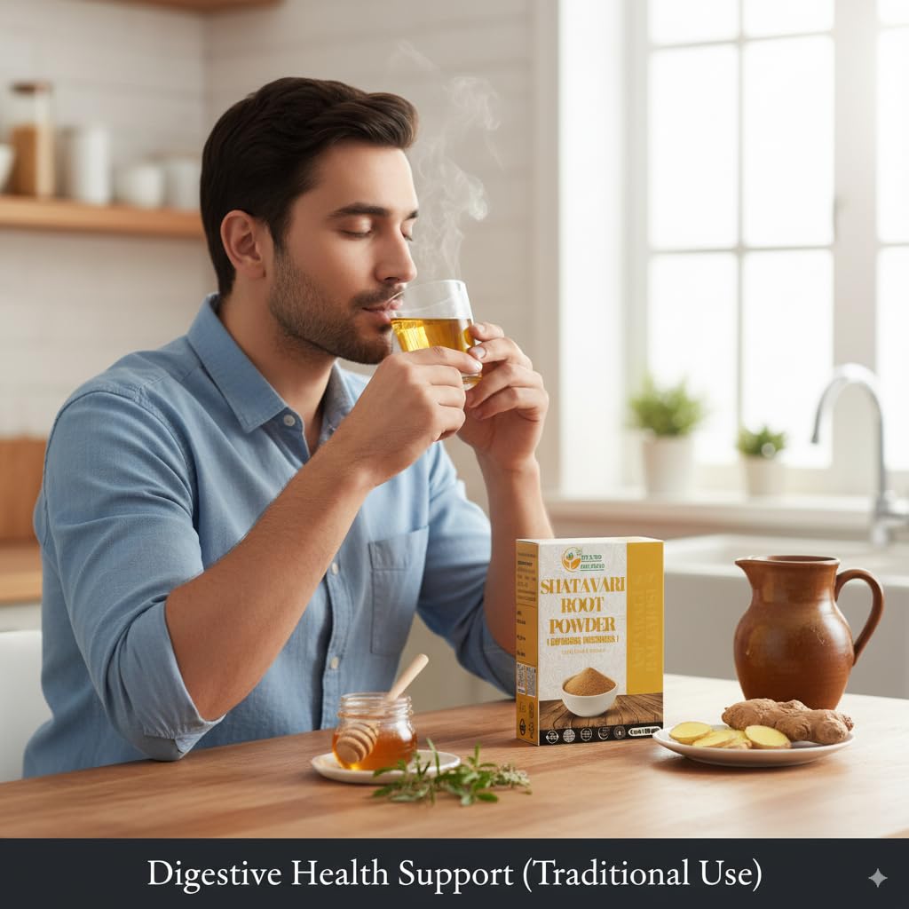 Taza de infusión con Shatavari para un momento relajante