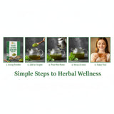 Herbs Botanica Tulsi polvo con cuchara, mide recetas con precisión