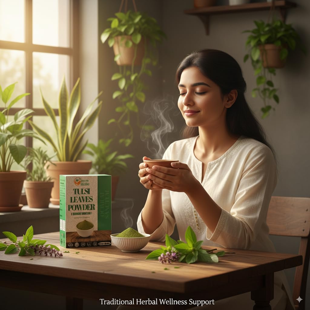 Herbs Botanica Tulsi polvo, infusión lista para rituales reconfortantes