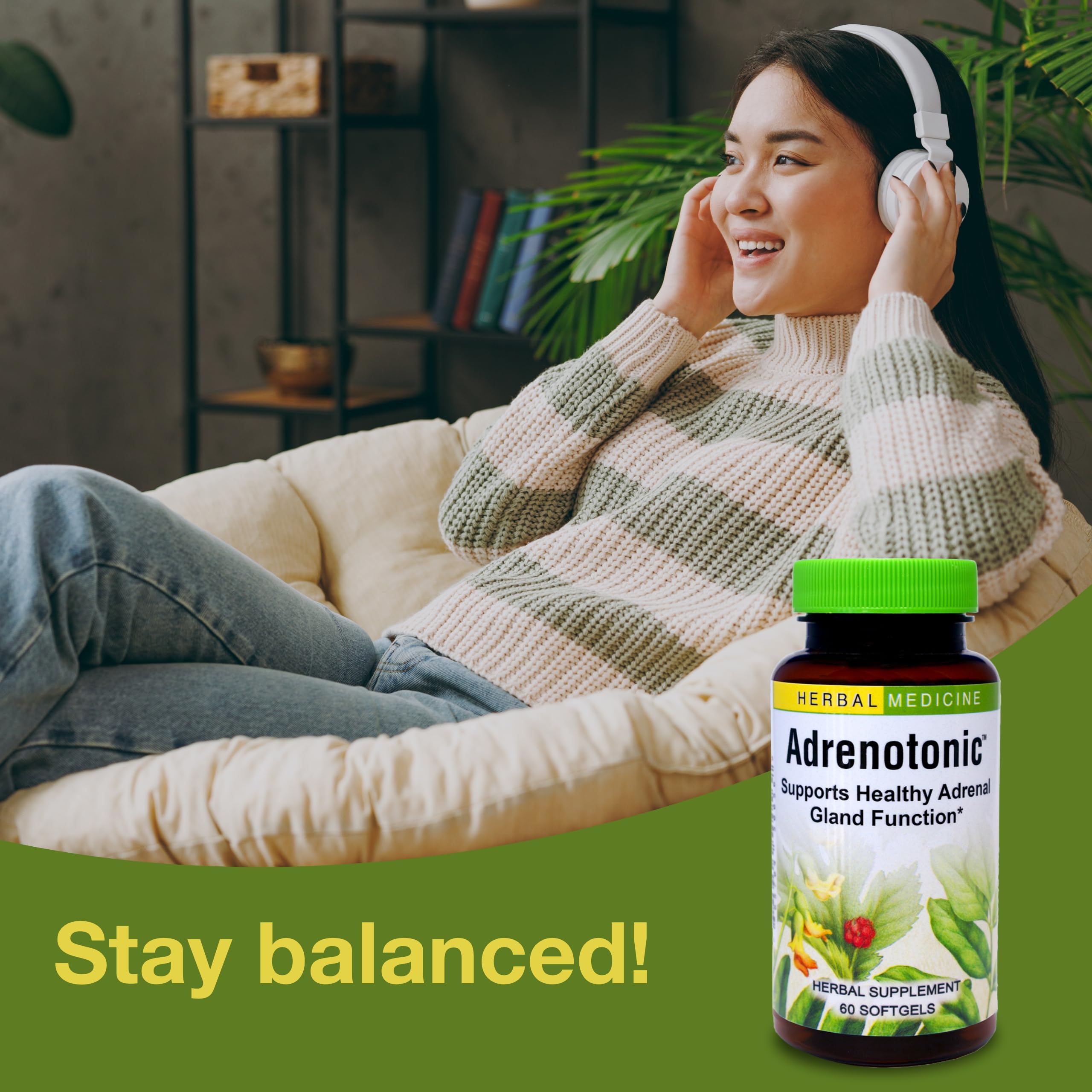 Mezcla de hierbas de Adrenotonic para apoyo de energía diaria.