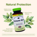 Herbs Etc. Alerta Inmunitaria, botella en mesa para uso en casa