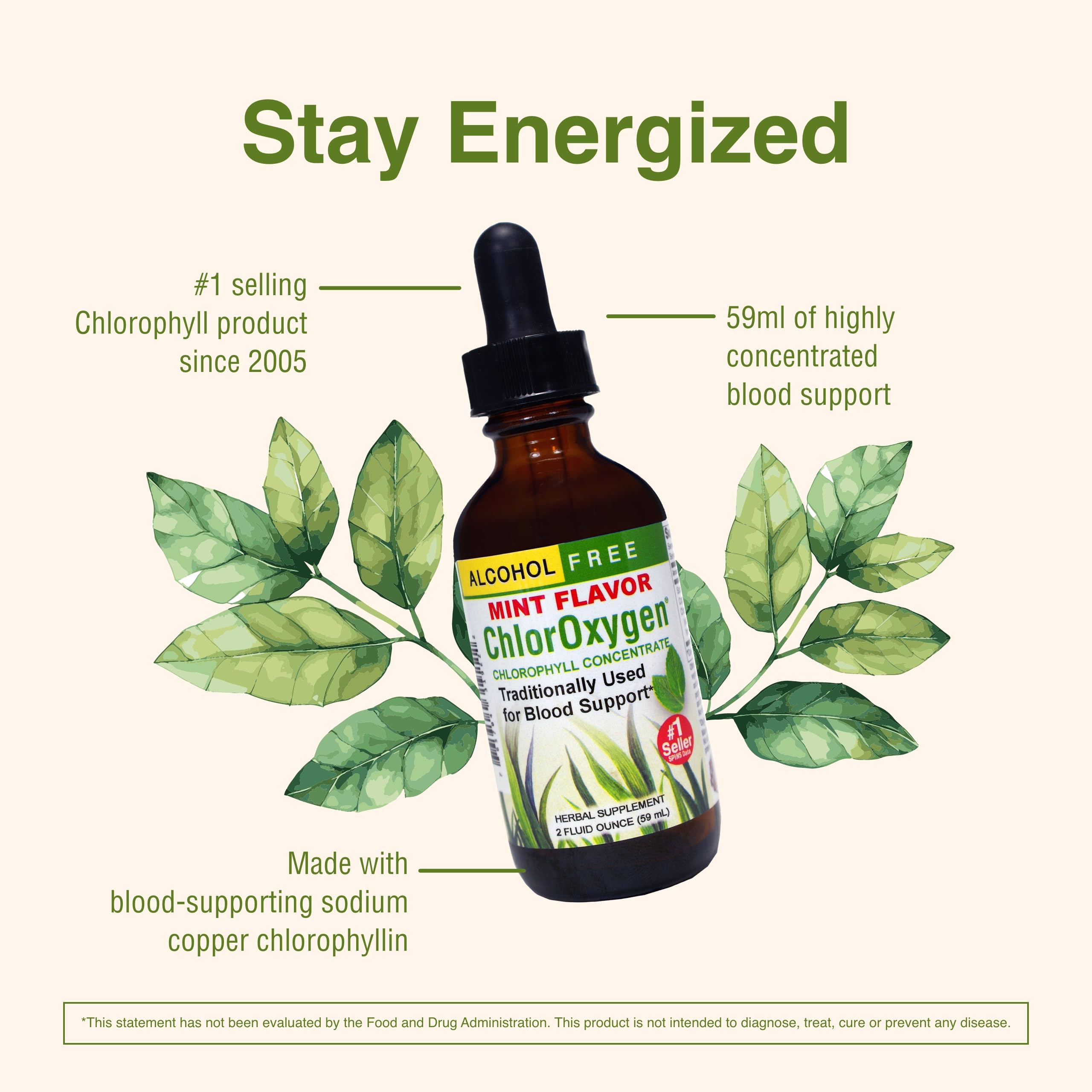 ChlorOxygen de Herbs, Etc. sabor menta refrescante para la rutina diaria.