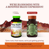 Botella de Herbs Etc. Deep Health con cápsulas para uso diario
