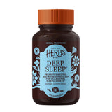 Herbs Etc. Deep Sleep Softgels, botella: apoyo suave para un descanso nocturno.