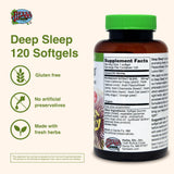 Herbs Etc. Deep Sleep Softgels, melisa: calma la mente para facilitar el sueño.