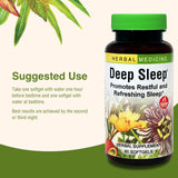 Herbs Etc. Deep Sleep Softgels, uso nocturno, apoyo suave para iniciar la relajación