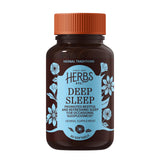 Herbs, Etc. botella de cápsulas blandas para descanso profundo durante la noche.