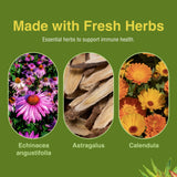 Herbs Etc. Immunoboost: guía de uso diario 2-4 veces al día