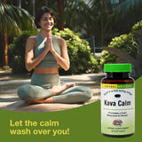 Cápsulas blandas de Herbs Etc. Kava Calm Complex en blíster.