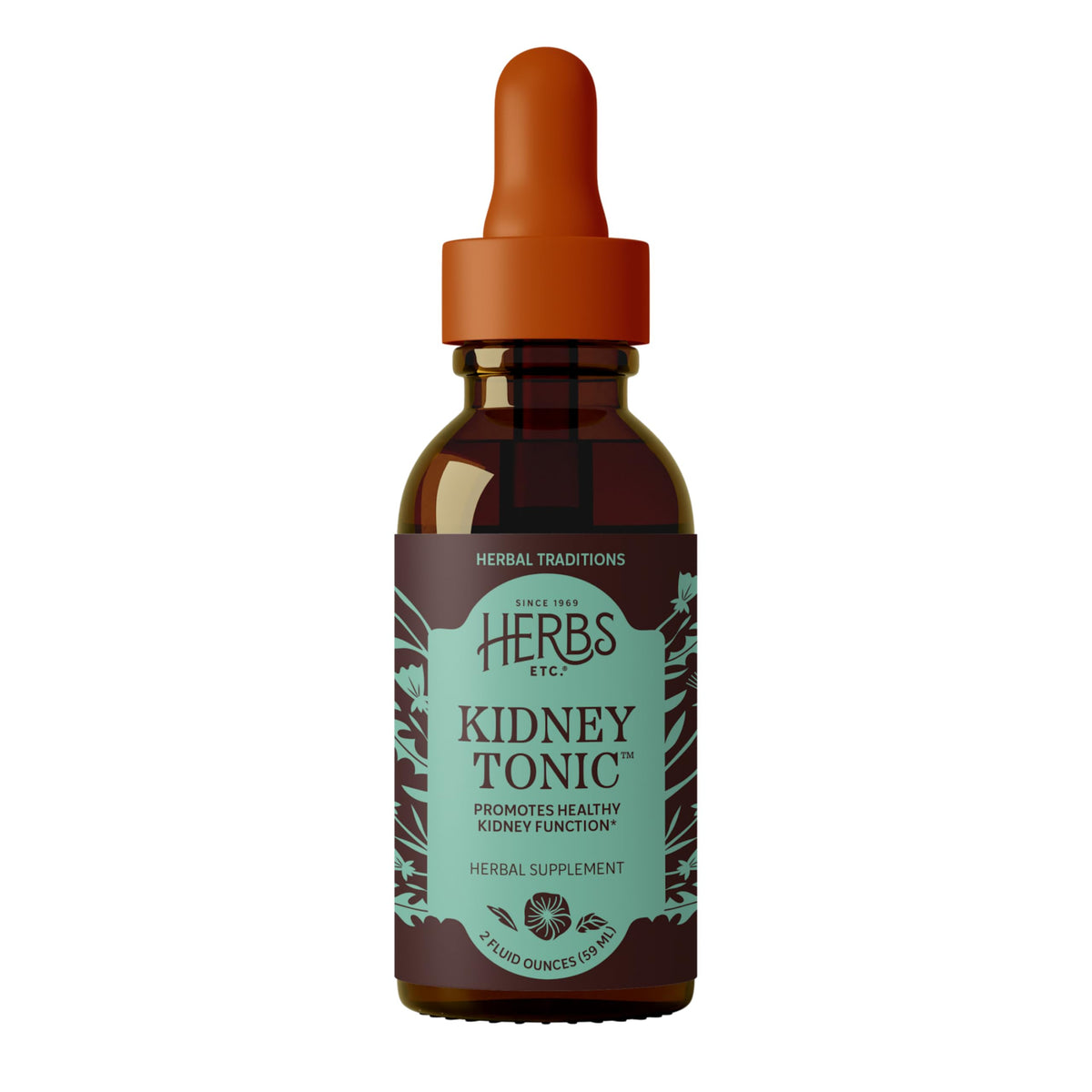 Herbs Etc. Kidney Tonic: botella de cápsulas suaves lista para uso diario