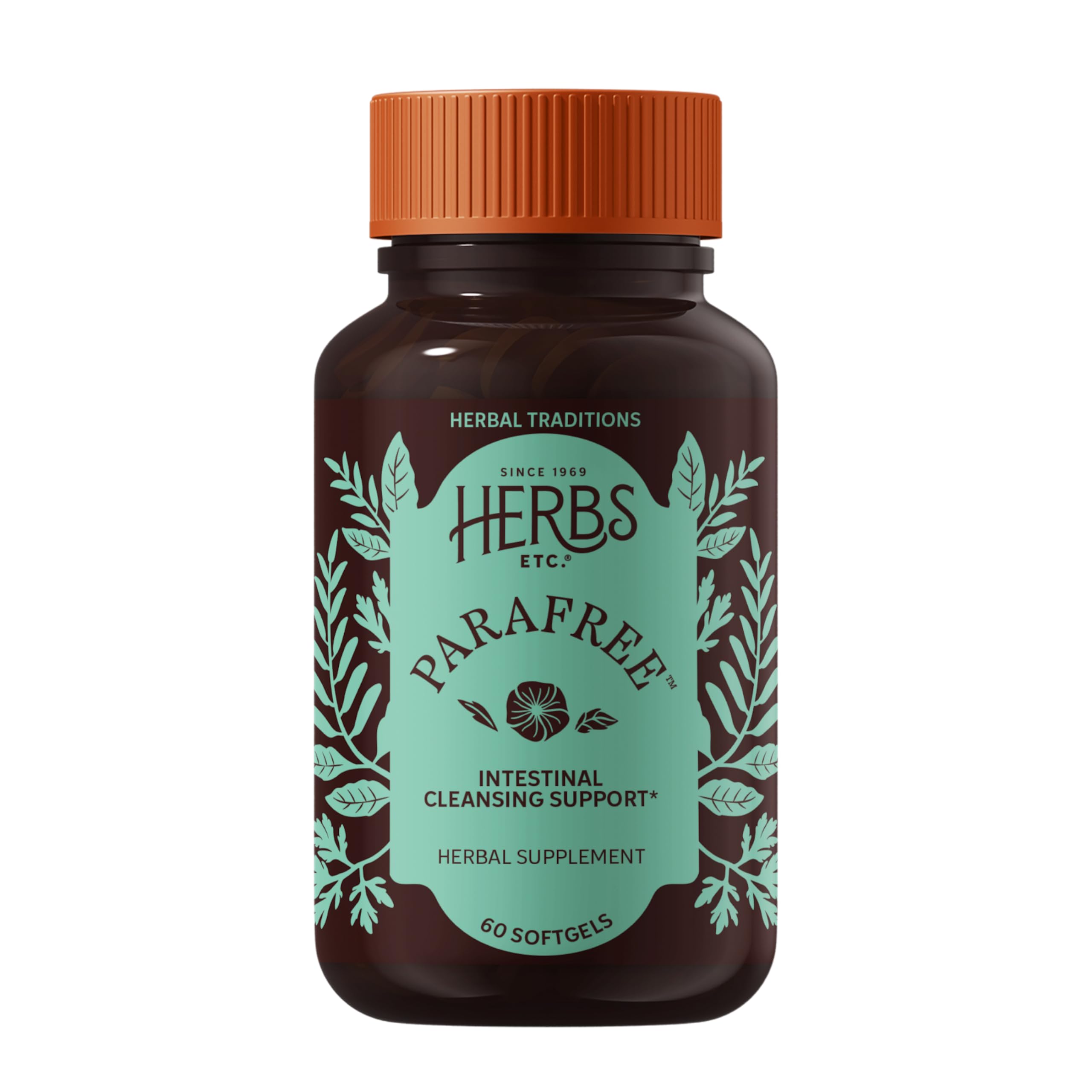 Herbs Etc. ParaFree: bote de cápsulas digestivas para uso diario