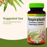 Herbs Etc. Respiratonic, detalle de cápsula, textura suave para tragar