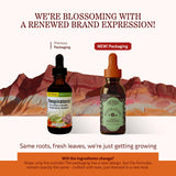 Herbs Etc. Respiratonic etiqueta visible para referencia de uso