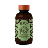 Herbs Etc Rocky Mountain jarabe de garganta en botella, apoyo suave para la garganta.
