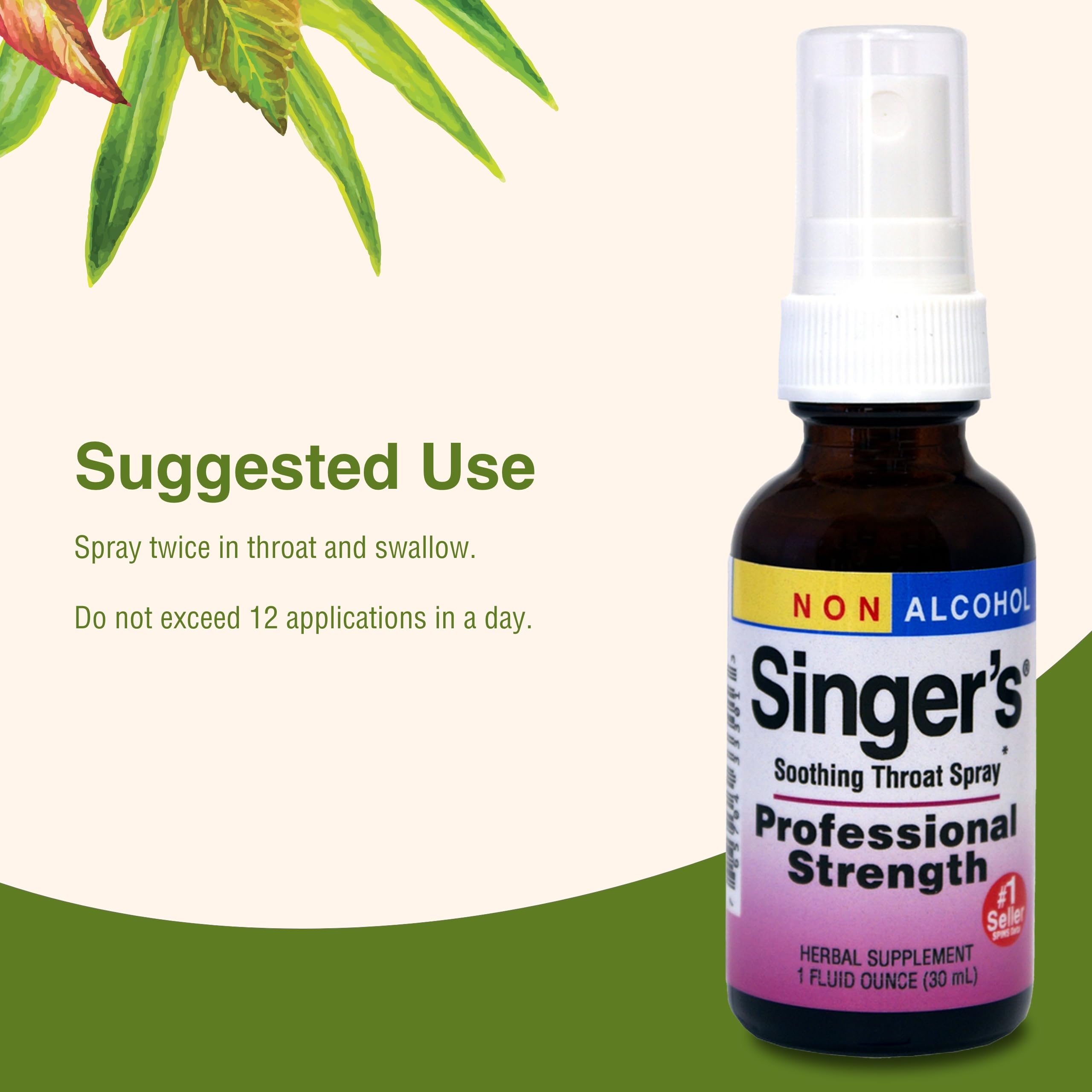 Herbs Etc. Singer's Saving Grace, formato viaje para llevar en bolso.