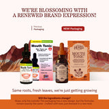 Tonico bucal Herbs, Etc para encías saludables y cuidado gingival diario.